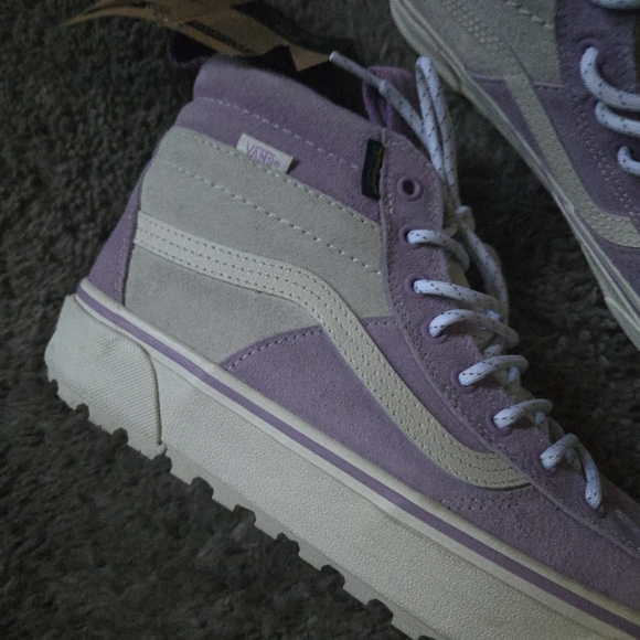 Vans Sk8 Hi MTE Purple Womeb 10.5 Cold Weather Boot All Trac 072025 - Picture 3 of 11